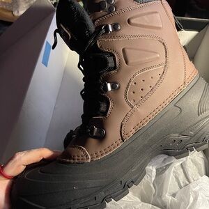 London Fog - Brown and Black Winter Boots